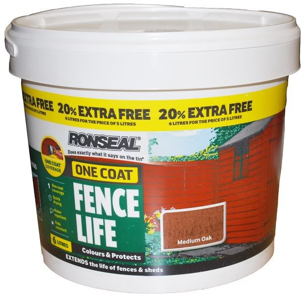 Ronseal fence life Mince His Words